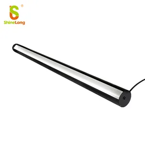 CCT Led Grille Linear Strip Light Suspending Ceiling Mounted Dali Dim DIP Switch Power 5ft 45w 4000k