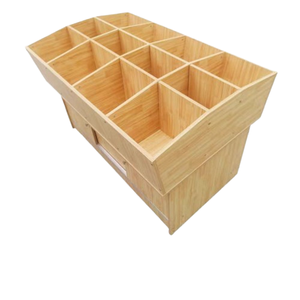 Siêu thị khung gỗ Nut Jelly đậu trái cây số lượng lớn thực phẩm hiển thị kệ với bìa - Product Image 4