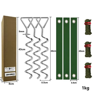 Kits de pieux et supports robustes pour arbres, vente en gros d'usine, pour le redressement des jeunes arbres - Product Image 1