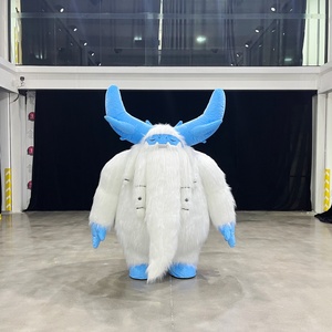 Disfraz Inflable Profesional de Fábrica de Mascota de Dibujos Animados <span class=keywords><strong>Yeti</strong></span>, Traje Inflable Personalizado de Monstruo de Nieve para Fiesta de Halloween - Product Image 1