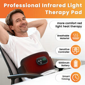 Cinturón de Terapia de Luz Roja Recargable por USB de Doble Longitud de Onda (660nm y 850nm NIR) para Alivio del Dolor de Espalda y Abdomen - Product Image 4