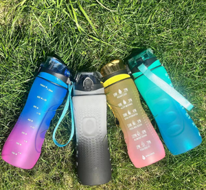 Botella de Agua Deportiva de Lujo 2026, 750 ml, Colorida, con Logotipo Personalizado al por Mayor, Forma Curva en S, Botella de Gimnasio de Plástico, a Prueba de Fugas, Taza Portátil - Product Image 5