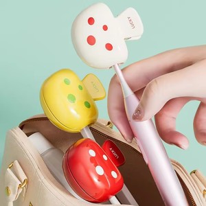 Funda de Plástico Desechable para Cabezal de Cepillo de Dientes, Organizador de Almacenamiento con Clip para Baño y Viaje, 1 Unidad - Product Image 1