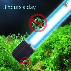 Aquarium Fish Tank <span class=keywords><strong>Lampe</strong></span> de désinfection germicide UV Acier inoxydable 5W Tension universelle Eco-Friendly Living Room Use Bags - Product Image 6