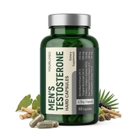 Capsules de vitalité masculine pour adultes, étiquette privée OEM, complément alimentaire, extrait de Tribulus Terrestris, zinc, Panax Ginseng-60