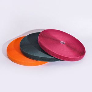 Bande auto-agrippante noire en nylon de 2 pouces, couleurs personnalisées, auto-adhésive, bande magique auto-agrippante - Product Image 1