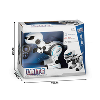 Dinosaurio de Control Remoto, Robot RC Inteligente Programable, Juguete de Tiranosaurio Rex para Niños, Camina, Baila, Rugido, Robots Dinosaurio con Luces LED