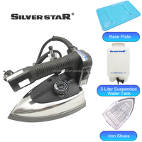 SLIVERSTAR ES-94A Machine à Coudre 1200 W Machine à Repasser Industrielle avec Fer à Vapeur Suspendu pour Usine de Vêtements et Rideaux