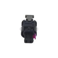 Conector Automotriz CHONO de 2 Vías, Contacto Hembra de Latón, Clasificación IP67, Inyector de Combustible, 4F0 973 702 1-1718643-1, Compatible con Audi, VW, Skoda