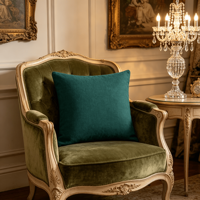 Einfarbiges Tealgrünes Leinen-Optik Dekokissen Quadratisches Zierkissen mit PP-Baumwollfüllung für Sofa Bett Zuhause Hotel Individuelles Logo