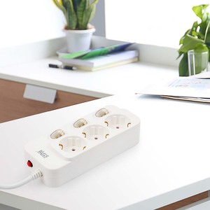 Regleta de Enchufes Winning Star, 3 Tomas, Cable de 2 Metros, Estándar CE, Enchufe Europeo, Protección de Seguridad - Product Image 2