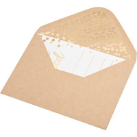 Carte d'invitation de mariage personnalisée de luxe simple à impression personnalisée avec ensemble d'enveloppes