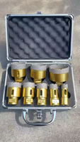 Meilleure catégorie de produits haut de gamme Ensemble de scies cloches diamantées M14 Kit de forets à matrice brasés sous vide pour céramique porcelaine