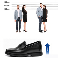 Mocassins Derby en Cuir Véritable pour Hommes, Vente en Gros Usine, Qualité Supérieure, Rehaussant de 8 cm, Idéaux pour le Bureau, les Cérémonies et les Mariages