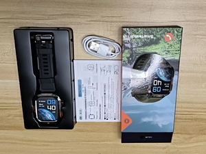 นาฬิกาอัจฉริยะ DF HT26 TAC Sports กันน้ำ รุ่นใหม่ รองรับ BT รับสายได้ นาฬิกากลางแจ้ง ไฟฉาย สำหรับตั้งแคมป์ อุปกรณ์ส่วนตัว ของขวัญ พร้อมกล่องบรรจุภัณฑ์ - Product Image 1
