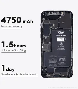 Hoge Kwaliteit Oem Oplaadbare Msds Un38.3 Iec62133 Batterij Voor Iphone 14 Pro Max Bateria