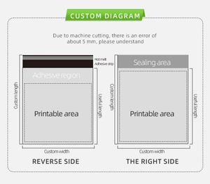 Bolsas de Correo Negras Mate con Impresión Personalizada, Bolsas de Envío Reciclables con Logotipo Propio, Bolsas de Envío Postal - Product Image 6