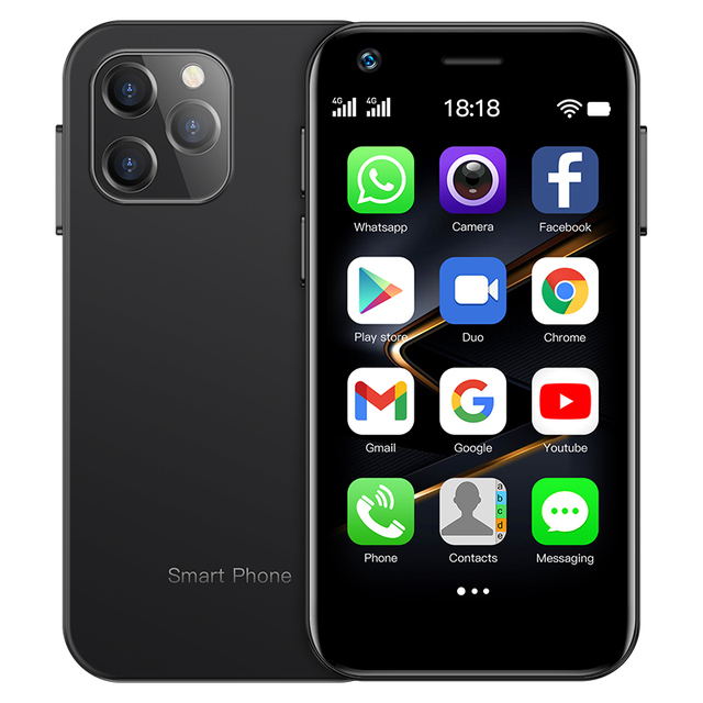 SOYES XS12 4G LTE Small Smartphone 3GB RAM 64GB ROM With 2000mAh WIFI Hotspot 13MP Camera Android 10.0 MINI Mobile Phone