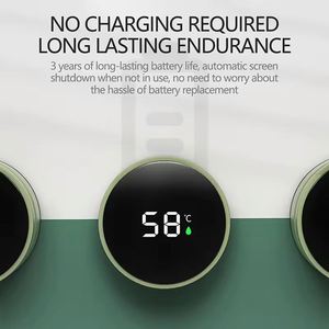 Custom Logo Printed Smart Digital Drinkware <b>Thermos</b> LED Display Promotion Corporate Activity Business Gift Water Bottle - Product Image 2