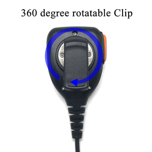 K-sm10 Black Ipx5 Water Resistant Handheld Speaker <b>Microphone</b> for 888s/uv82 with 0-500m Range K-sm10 Modello - Product Image 4