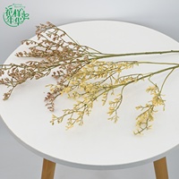 Bouquet de fleurs séchées artificielles écologiques de 75 cm pour la décoration rustique de la maison et les arrangements cadeaux avec des matériaux non toxiques