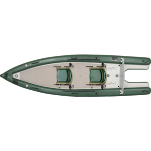 เรือยางแบบพองลม FishSkiff รุ่นขายดี เรือยอชท์สปอร์ต 2 ที่นั่ง พร้อมเบาะหมุนได้ ขับเคลื่อนมั่นคง IK-021 เรือยางแบบพองลม IK-021 - Product Image 1