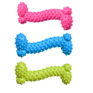 Juguetes de hueso Tpr para perros resistentes a mordeduras, juguete de silicona para masticar perros, juguetes de Limpieza de dientes para perros - Product Image 1