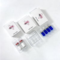 Scatola Personalizzata per Fiale in Cartone a Quattro Colori, Resistente, per Fiale da 5ml, 8ml, 10ml, Contenitore Singolo con Vassoio in Plastica
