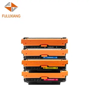 FULUXIANG ใช้งานร่วมกับ 655A CF450A CF451A CF452A CF453A ตลับหมึกสําหรับ HP สี LaserJet องค์กร M652/653, MFP M681/682