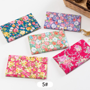 5 pièces/sac 50X50cm petits faisceaux de flore <span class=keywords><strong>tissu</strong></span> de coton Fat Quarter pour bricolage - Product Image 5