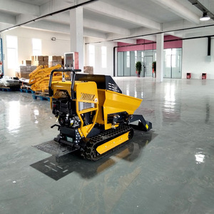 Mini Hydraulic Dump <b>Transporter</b> 5.5 Kw Adjustable Speed Steel Bucket Construction Use - Product Image 2