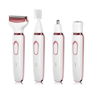 Épilateur multifonction rechargeable 4-en-1 pour femme, rasoir électrique portable pour sourcils et poils - Product Image 4
