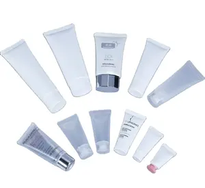 Witte Cosmetische Zachte Fles Lotion Squeeze Tube Prijs 250Ml 300Ml Plastic Fles Container Verpakking