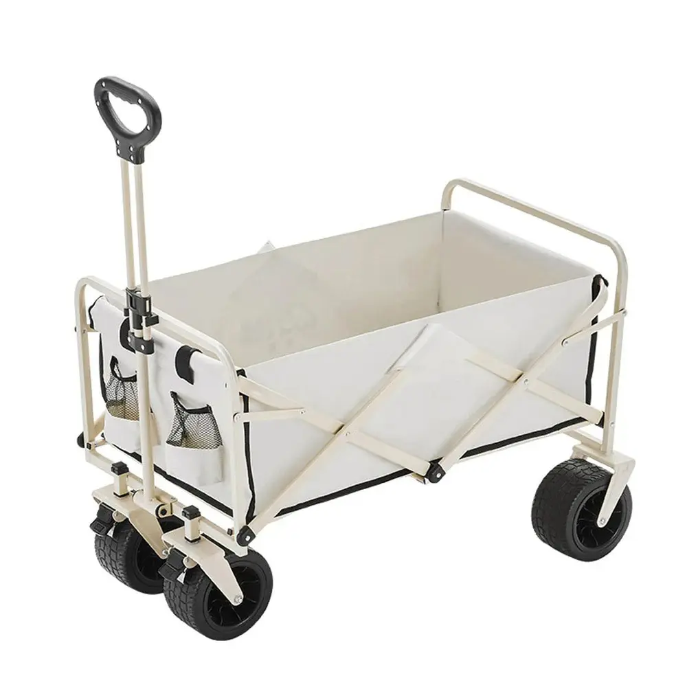 Freiluft-Picknick Strand-Campingwagen Campingwagen Trolley Gartenschiene faltbar zusammenklappbarer faltbarer Dienstwagen-Wagenwagen