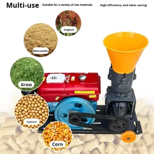 Nouvelle machine à granulés pour aliments animaux, type moteur diesel, exportation, pour maïs, tiges, poulet, canard, <span class=keywords><strong>lapin</strong></span>, vache, mouton, petit granulateur - Product Image 4