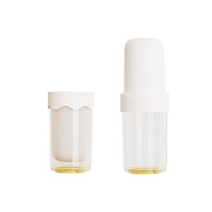 Vaso Plegable de Plástico para Enjuague Bucal con Diseño de Dibujos Animados y Separación Sellada para Líquidos y Sólidos, 2 en 1, para Guardar Pasta de Dientes - Product Image 5