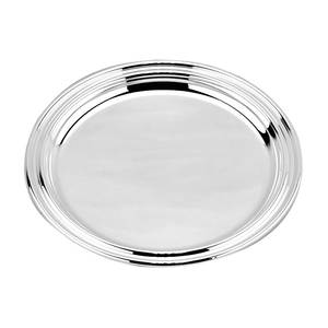 ถาดกลมขนาดใหญ่ D220 มม. จานเสิร์ฟโลหะ - Product Image 1