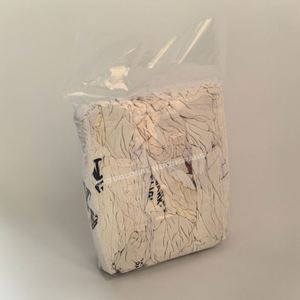 ผ้าเช็ดทำความสะอาดทำจากผ้าฝ้ายคุณภาพสูง น้ำหนัก 10 กก. 20 กก. สำหรับงานอุตสาหกรรม พิมพ์ลายได้ สีขาว - Product Image 1