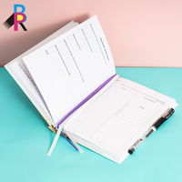 Entrega Rápida, Organizador/Agenda A5 de Tapa Dura en Varios Colores, Cuaderno de Regalo de 100 Hojas, Cartón Corrugado de Calidad Perfecta