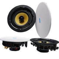 Usine-Direct 3W/6W/10W PA système haut-parleur de plafond 5 pouces/6 pouces 100V entraîné 8 Ohm avec communication auxiliaire