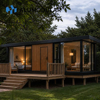 Maison modulaire moderne de 50 m², petite maison modulaire préfabriquée, bâtiment haut de gamme pour hébergement de villégiature