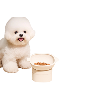 Pawpapa – Ensemble de gamelles réglables en silicone écologique pour animaux de compagnie, anti-choc, antidérapantes, inclinées, pour l'eau et la nourriture, pour chats et chiens, usage intérieur et voyage - Product Image 1