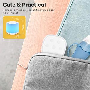 Máquina de ruido blanco para bebés, luz nocturna, lámpara de noche, terapia de sonido natural para relajación del sueño, máquina de ruido blanco - Product Image 6