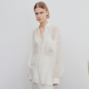 Donne Camicette A Maniche Lunghe T-Shirt Con Scollo A V Chunky <span class=keywords><strong>Lino</strong></span> Camicette delle Parti Superiori - Product Image 1