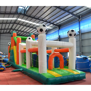 Château gonflable de parcours d'obstacles gonflable en PVC Mico Commercial avec une capacité de 300 à 500kg pour 5-10 passagers Taille 13x3M - Product Image 3