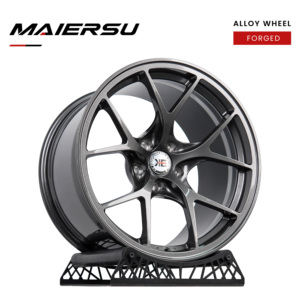 Ruedas Deportivas Ligeras Maiersu de 18, 19, 20 y 21 Pulgadas para Autos de Carreras, Forjadas en Color Gris Metálico, 5x112 5x120 para <span class=keywords><strong>BMW</strong></span> M3 M4 M5 - Product Image 1