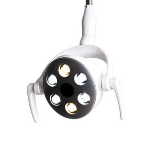 หลอดไฟ LED สำหรับทันตกรรม OEM 6 หลอด ขนาด 80x160 มม. ขนาดจุดแสง 5500k อุณหภูมิสี ใช้ไฟฟ้า สำหรับเก้าอี้ทันตกรรม - Product Image 4