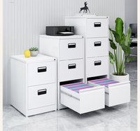 Offre Spéciale Archive Armoire à 2 tiroirs Classeurs de bureau en acier avec serrure Classeur vertical en métal