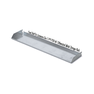 Étagère fixe Fami pour conteneurs taille 2 L974 P230 A61, en métal galvanisé - Product Image 3