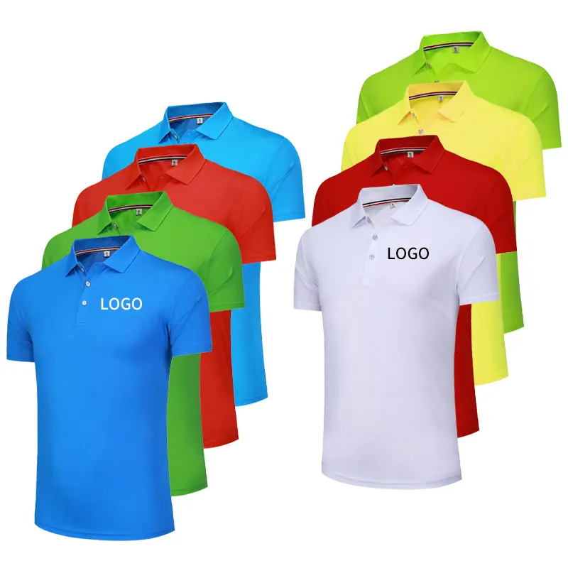 Benutzer definierte 100% Polyester atmungsaktiv schnell trocknen billige leere T-Shirts Sommer Freizeit kleidung Herren Polo-Shirts Mode Kurzarm T-Shirt